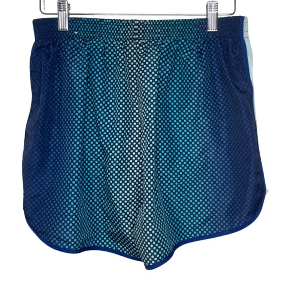 VICTORIA'S SECRET PINK | Women's Blue Athletic Shorts Polka Dot | Size L - Picture 4 of 9